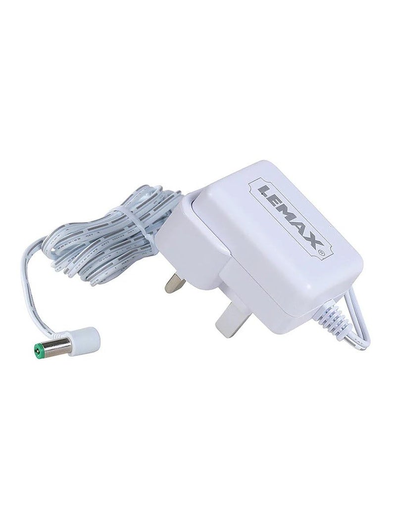 Lemax Village Collection Switching Mode Power Adaptor With 1 Output Jacks 4.5v White # 74254